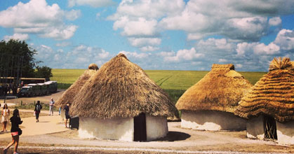 neolithic houses Stonehenge